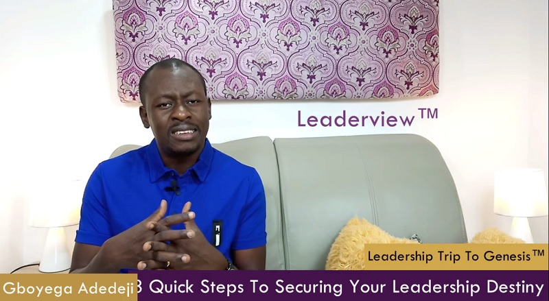 3 Quick Steps To Securing Your Leadership Destiny