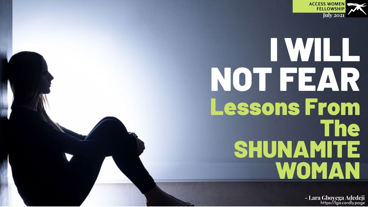 I Will Not Fear: Lessons From The Shunamite Woman