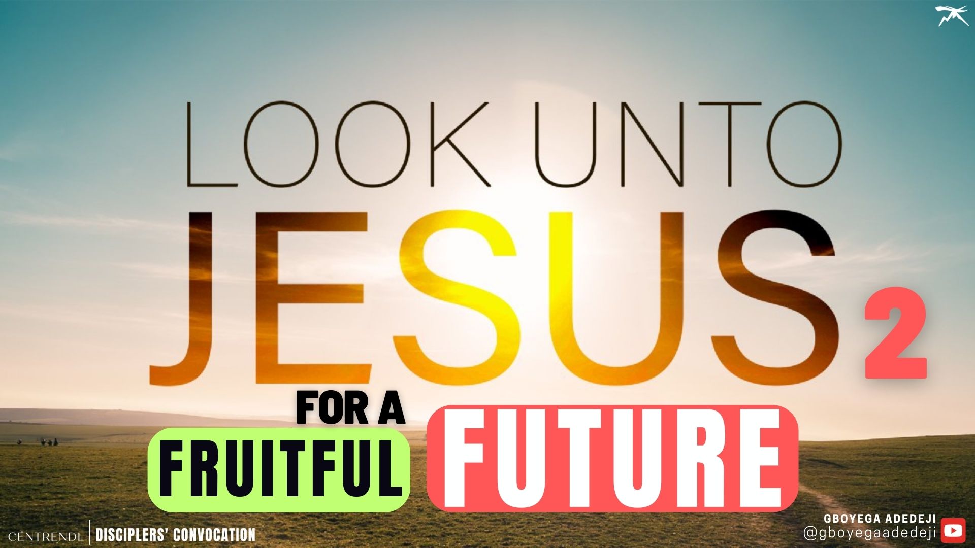 Looking Unto Jesus Pt.2: How To Be Trained for Fruitfulness